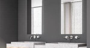 badkamer infraroodverwarming spiegel langwerpige spiegels