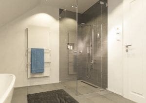infrarood verwarmingsmat badkamer