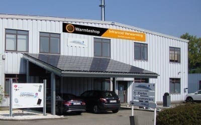 Warmteshop Holsbeek infrarood verwarming winkel showroom