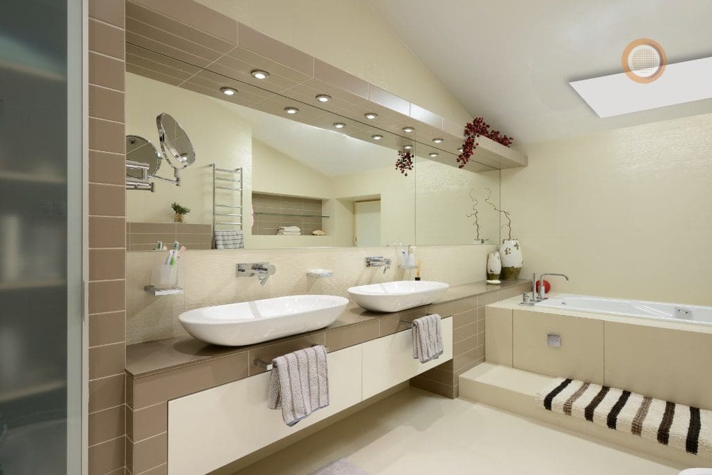 Infrarood verwarming plafond met verlichting ledverlichting badkamer