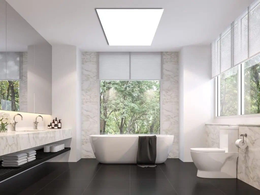 verwarming voor badkamer Bijverwarming badkamer Infrarood vloerverwarming badkamer infraroodstraler met afstandsbediening