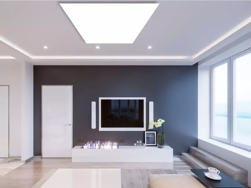 goedkoop verwarmen zonder gas energiezuinige verwarming verwarmingspaneel plafond infrarood verwarming plafond met verlichting