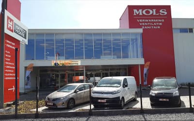 Showroom infrarood verwarming Lommel