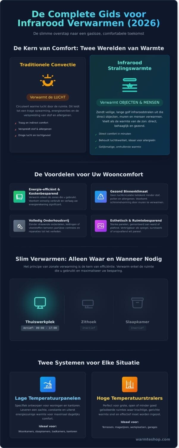 Infrarood Verwarming: De Complete Gids voor 2026