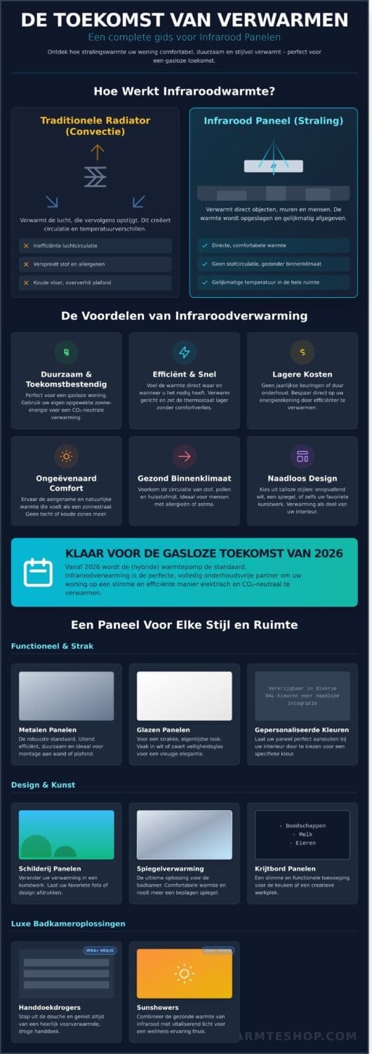 Infrarood paneel: De ultieme gids voor duurzaam verwarmen in 2026