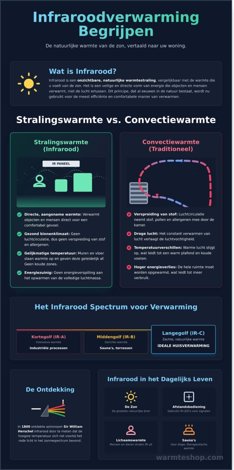 Infrarood: Wat is het en hoe werkt de warmte van de toekomst in 2026?
