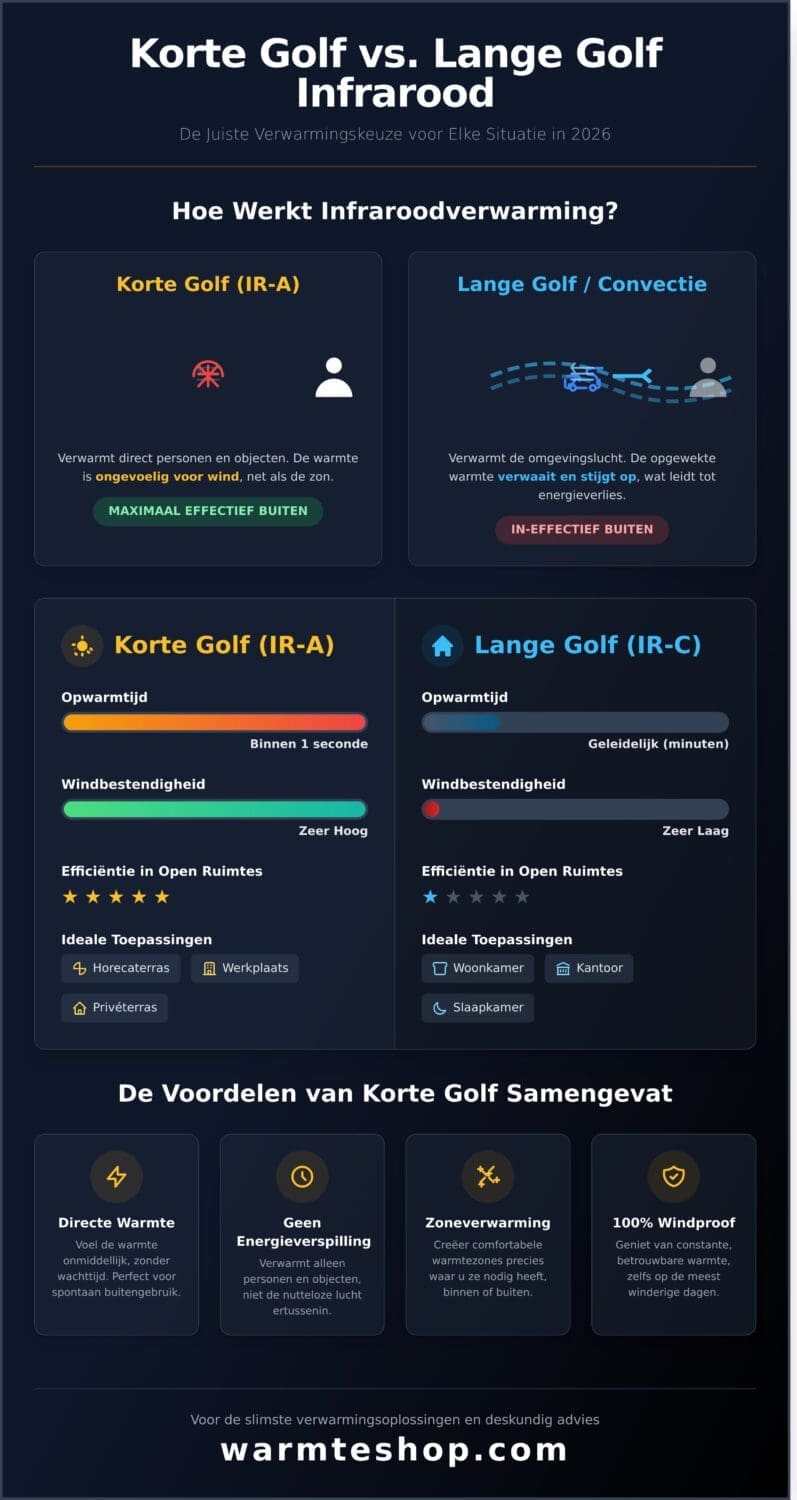 Korte golf infrarood verwarming: De complete gids voor krachtige stralingswarmte in 2026