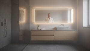 Condensvrije spiegel badkamer: Nooit meer een beslagen spiegel