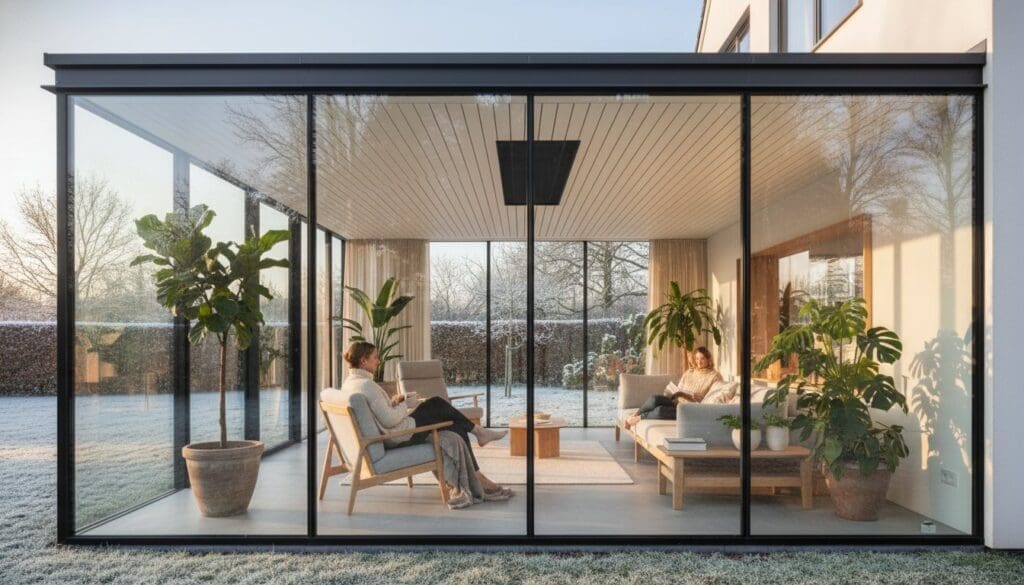 Serre verwarmen in 2026: De ultieme gids voor een gasloze en stijlvolle tuinkamer