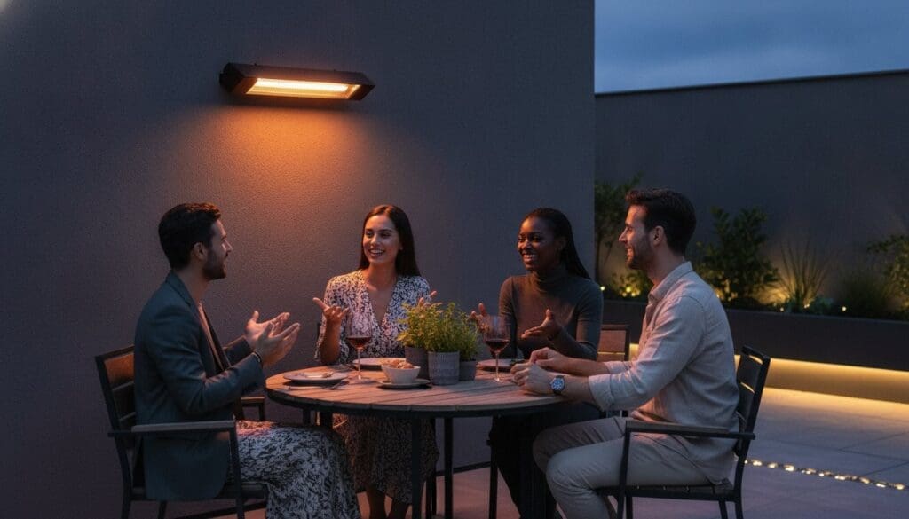 Verbruik terrasverwarmer per uur: de complete gids voor 2026